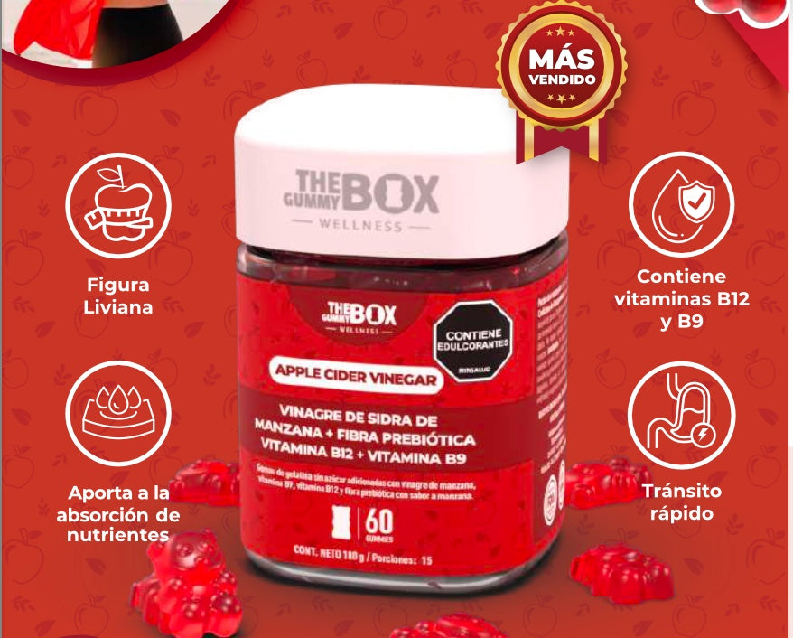 Vinagre De Manzana En Gomitas Sin Azúcar I Registro Invima®
