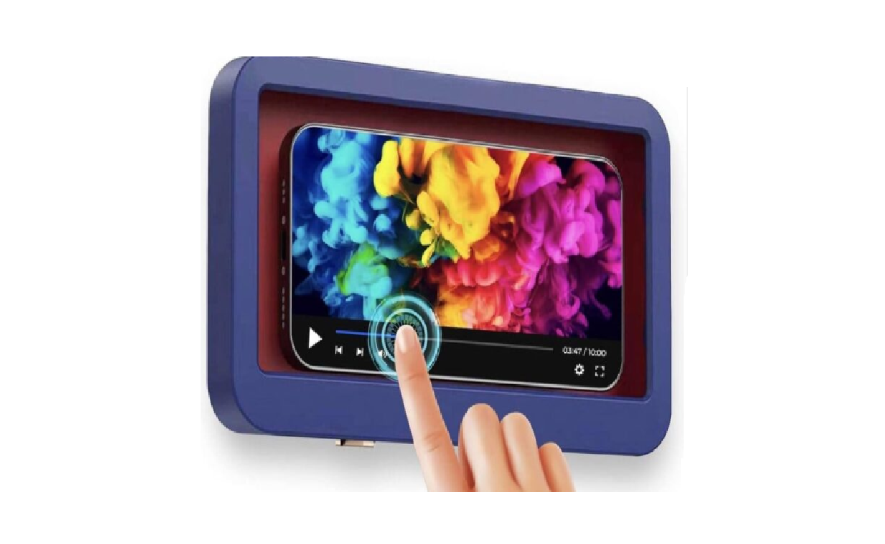 SOPORTE PROTECTOR DE CELULAR PARA DUCHA, BAÑO O COCINA