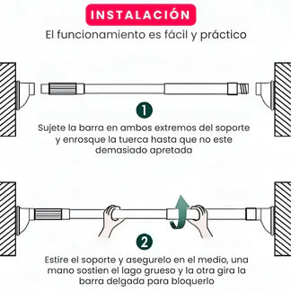 BARRA EXTENSORA MULTI USOS
