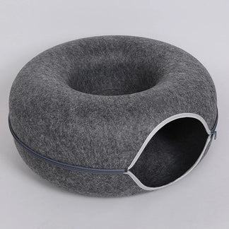 CatHome™: Cama dona para gatos | Descanso y diversión en un solo lugar