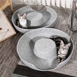 CatHome™: Cama dona para gatos | Descanso y diversión en un solo lugar