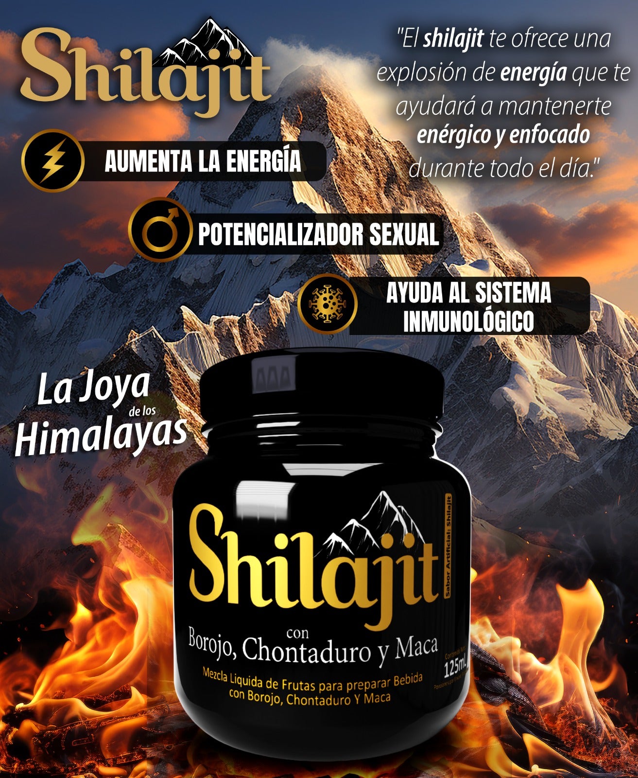 Shilajit: Potenciador Natural