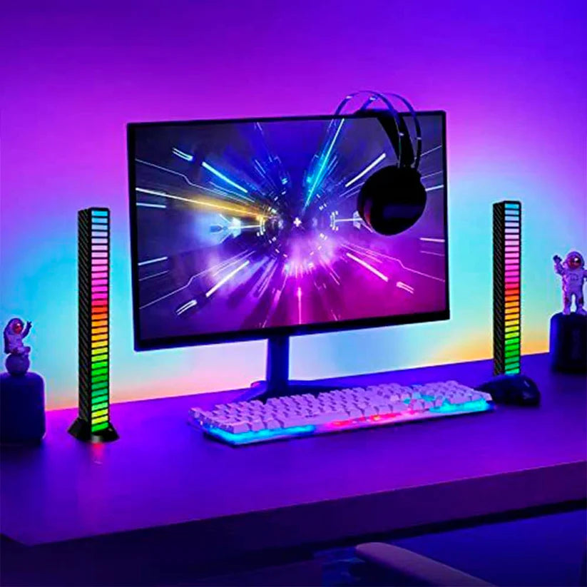 Barra De Luz LED RGB Rítmica Recargable