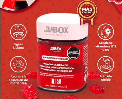 Vinagre De Manzana En Gomitas Sin Azúcar I Registro Invima®