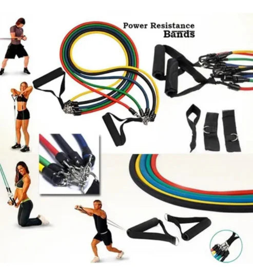 Kit x 11 Piezas de Bandas Elásticas Tubulares