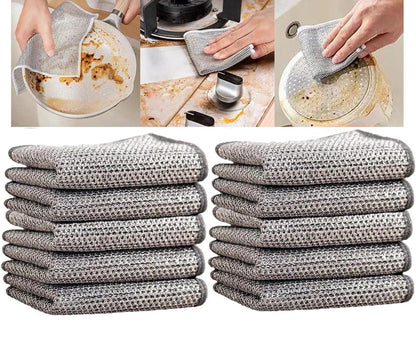 Set X5 Panos De Alambre Limpieza Cocina