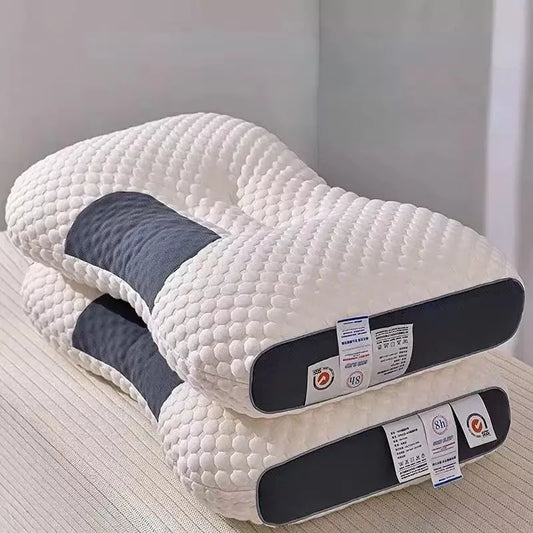 ALMOHADA ORTOPEDICA DE MALVAVISCO SHERPA ALIVIO A DOLORES CERVICALES Y DE ESPALDA