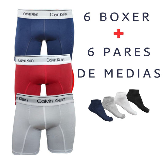 COMBO BOXER CK +  MEDIAS