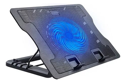 Base Refrigerante Reclinable led azul (ENVIO GRATIS + PAGA EN CASA)