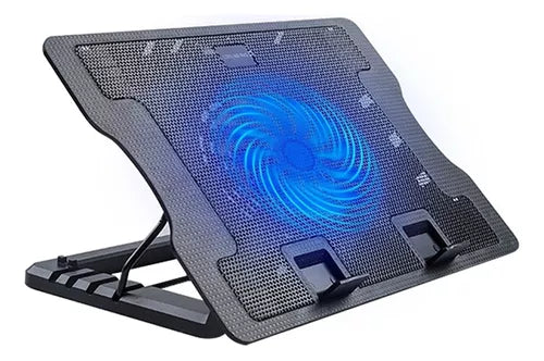 Base Refrigerante Reclinable led azul (ENVIO GRATIS + PAGA EN CASA)